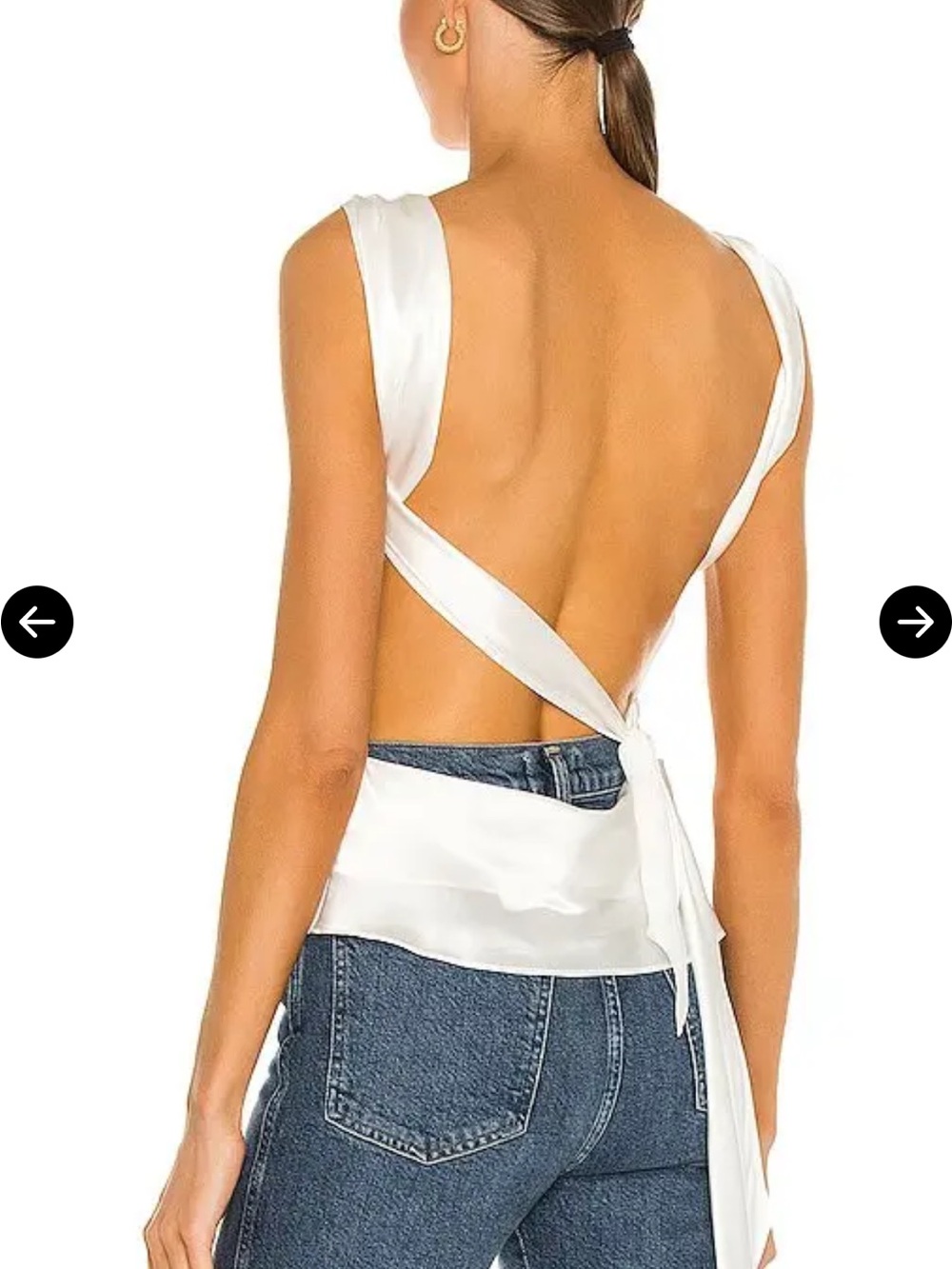ASHER TOP IN IVORY
